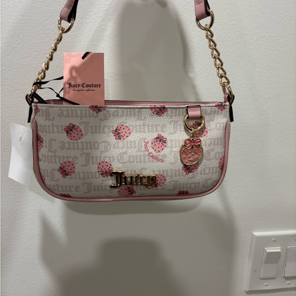 Juicy Couture Handbags - Juicy Couture strawberry Pink and Cream Women's Bag